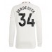 Manchester United Donny van de Beek #34 Voetbalkleding Derde Shirt 2023-24 Lange Mouwen